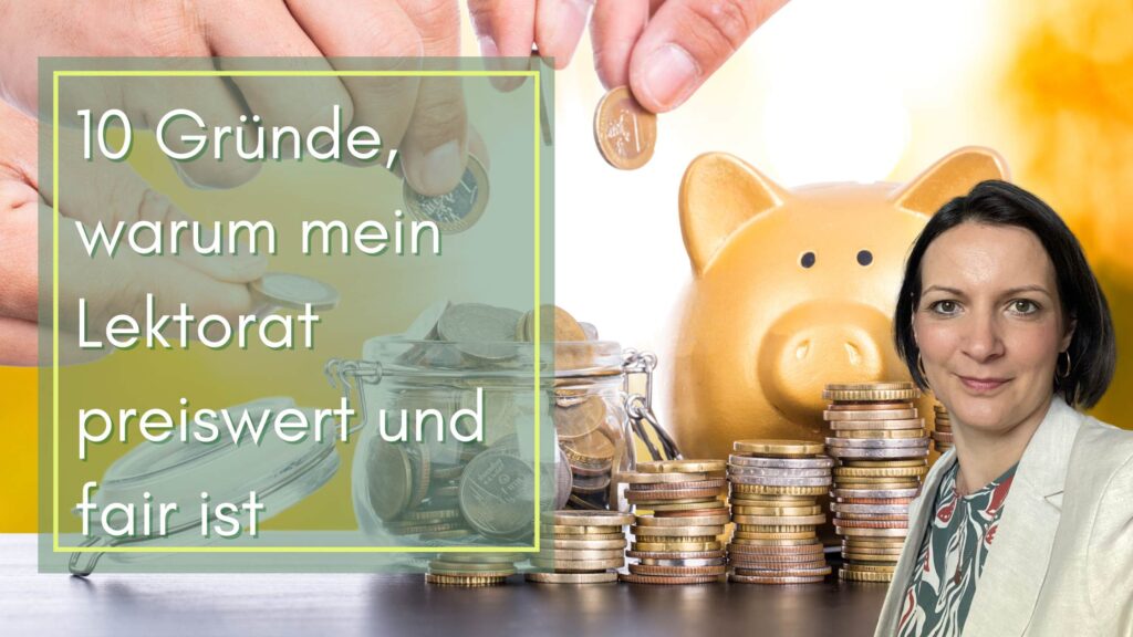 preiswertes Lektorat Titelbild